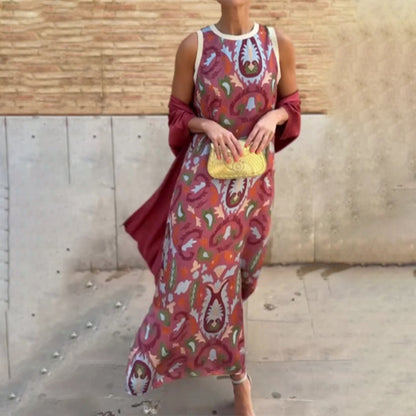 💝Φόρεμα Maxi Maxi των γυναικών & Σετ καλύψεων