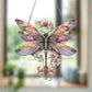 Ροζ κρεμαστό Dragonfly Sun Catcher