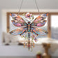 Ροζ κρεμαστό Dragonfly Sun Catcher