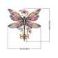 Ροζ κρεμαστό Dragonfly Sun Catcher